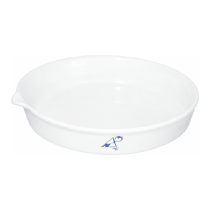 Plat à évaporation en porcelaine émaillée, forme plate ou profonde, 1000°C, pour usage en laboratoire - Product Image 1