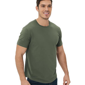 T-shirts pour hommes personnalisés avec logo par sublimation, impression minimaliste, style décontracté, manches courtes, en coton. - Product Image 3