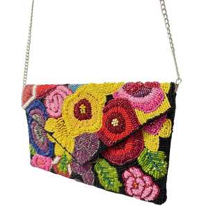 กระเป๋าคลัทช์ลูกปัดทำมือ ราคาประหยัด กระเป๋าสะพายผู้หญิงทันสมัย สำหรับงานแต่งงาน งานเลี้ยงกลางคืน และโอกาสทั่วไป - Product Image 5