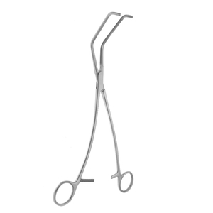 Pince à éponges angulaire OEM en acier inoxydable Foerster Rampley, à verrouillage manuel à cliquet, pour pansements chirurgicaux ASI-AW-SC-0001 - Product Image 3