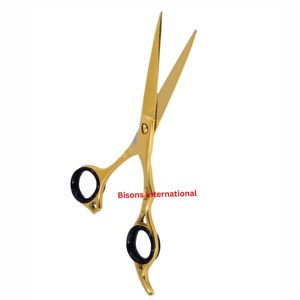 Tijeras de Corte de Pelo Profesionales para Barbería y Salón, de Acero Inoxidable, Manuales, de Alta Calidad, Elegantes y Doradas, al por Mayor - Product Image 1