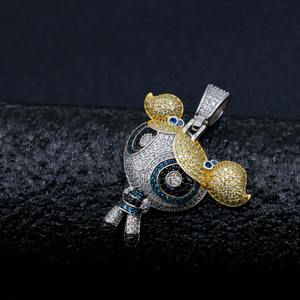 Pendentif très vendu, de haute qualité, personnages d'anime classiques, plaqué or, pendentif pour homme, bijoux - Product Image 1