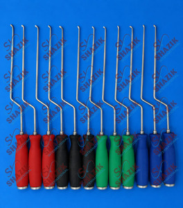 Juego de Instrumentos para Cirugía de Columna Lumbar, 12 Piezas, Curetas de Acero Inoxidable Alemán, Kit Quirúrgico Ortopédico Manual Reutilizable, CE Hospitalario - Product Image 1