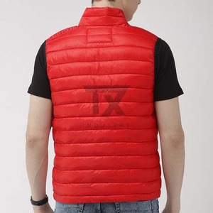 Winter Puffer Sleeveless Jacket Waistcoat Keep <b>Warm</b> Custom Double Sided Cotton Men's Vests & Waistcoats - Product Image 3