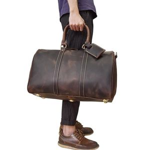 Borsa da Viaggio in Pelle Artigianale Bjarke Weekender, Porta Stoviglie e Piatti Premium Tutto-in-Uno - Product Image 5