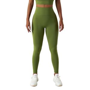 Activewear Conjunto de dos piezas Mujeres Leggings de yoga sin costuras Camuflaje Fitness Deportes Gimnasio Entrenamiento - Product Image 1