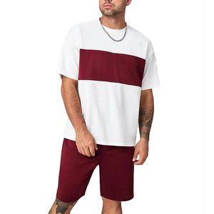 Ensemble short et chemise pour homme – Confort optimal pour les routines de fitness, l'entraînement en salle, les activités de plein air et les voyages – Tenue décontractée 100 % - Product Image 2