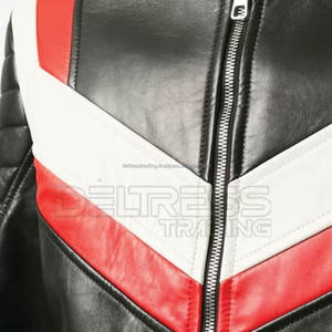 เสื้อแจ็กเก็ตหนังลำลองสำหรับผู้ชายเสื้อแข่งรถยนต์แบบเรียบง่ายระบายอากาศได้ดีทันสมัยออกแบบได้ตามต้องการความสบายสูงสุด - Product Image 6