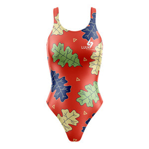 Traje de Baño de Una Pieza Personalizado por Sublimación para Mujer, Traje de Baño Elástico de Secado Rápido para Piscina, Playa y Deportes, Fabricación OEM - Product Image 4