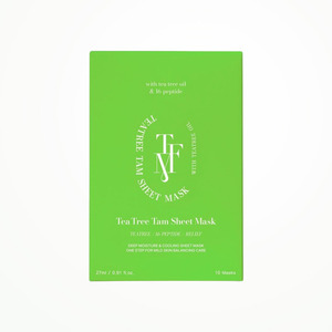 Mascarilla facial Tapomi Tea Tree Tam Sheet Mask, 1 caja con 10 mascarillas, mascarilla facial coreana de hidrogel. - Product Image 5