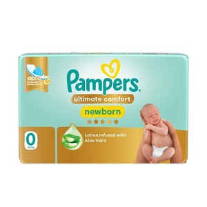 Pañales Pampers Ultimate Comfort diseñados para una sensación de sequedad durante todo el día y un ajuste suave superior para pieles sensibles. - Product Image 2