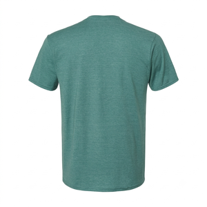 Camiseta para hombre, ropa de verano, 100% algodón, colores sólidos, camisetas lisas con cuello redondo, ropa para hombre, tallas grandes, corte regular. - Product Image 2