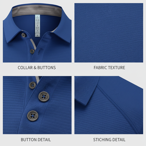 เสื้อโปโลผ้าฝ้ายระบายอากาศได้ดี เสื้อกอล์ฟ เสื้อยืดสตรีทแวร์ แขนสั้น สำหรับเด็กผู้ชาย - Product Image 6