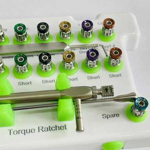 Kit de tournevis et clé dynamométrique FIDA International en acier inoxydable pour implants dentaires, réutilisable - Product Image 3