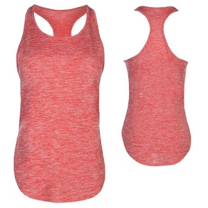 Débardeur de sport d'été pour femmes et jeunes filles, personnalisable avec logo imprimé, respirant, en polyester et coton, vente en gros - Product Image 1