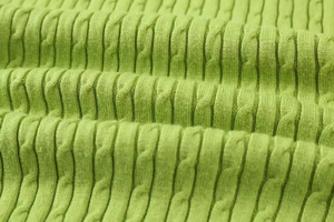 Pull à col roulé en tricot vert pour homme, couleur unie, manches longues, coupe classique, épaisseur standard, collection automne 2026 - Product Image 6