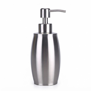 Wholesale Stainless Steel Bathroom Set <b>Soap</b> Dispenser Countertop <b>Refillable</b> <b>Hand</b> <b>Soap</b> Liquid Pump Bottle For Modern Home Hotels - Product Image 2