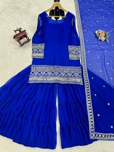 Tela de Alta Calidad, Tendencia, Faux Georgette con Bordado de Lentejuelas, Manga Fatema, Moda India-Pakistaní, Precio al por Mayor, Micro Pesada - Product Image 6