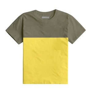 เสื้อยืดผ้าฝ้าย100% สำหรับผู้ชายเสื้อยืดคอกลมแขนกุดสีเหลืองพิมพ์ลายโลโก้แบรนด์ - Product Image 1