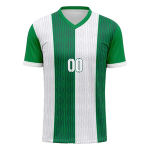 Maillots de football à col en V de haute qualité au design optimal, t-shirts de football respirants surdimensionnés pour homme, maillot de football vintage personnalisé avec graphique - Product Image 1