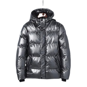 Bomber d'extérieur personnalisé OEM en usine directe pour hommes hiver coupe-vent grande taille veste bouffante pour hommes - Product Image 1