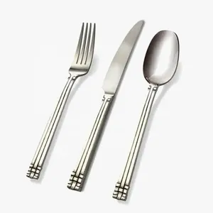 Family <b>Pack</b> Stainless Steel Cutlery Set For <b>Large</b> Gatherings Parties And Special Occasion Dining Events - Product Image 5