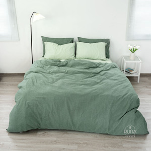 ผู้ผลิตเครื่องนอนผ้าฝ้าย ชุดเครื่องนอน 3 ชิ้น สีครีม ปลอกหมอน 2 ใบ ผ้าปูที่นอนรัดมุม ขนาดและสีตามสั่ง สำหรับโรงแรม - Product Image 2