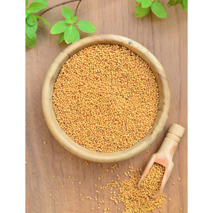 Graines de moutarde jaunes sèches de qualité supérieure, graines brutes naturelles, aliment sain, graines de moutarde d'Inde - Product Image 5
