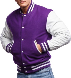 Premium Men Varsity <b>Jacket</b> Manufacturer Offering Stylish Casual Fashion Outerwear Custom Logo Printing and Bulk Order Options - Product Image 3