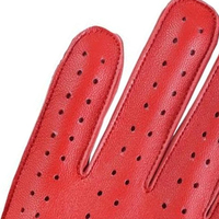 Guantes de Conducción Unisex de Piel de Cabra Genuina, Impermeables, Largos hasta la Muñeca, para Uso en el Automóvil y al Aire Libre en Invierno