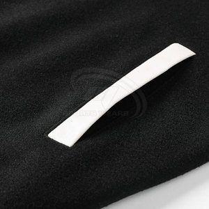 Stylish Varsity Winter Jacket Soft Fabric Stand Collar Eco-Friendly Lightweight with Durable Snap <b>Button</b> Front Closure - Product Image 4