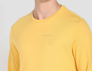 Camiseta de Punto Casual para Hombre, Cuello Redondo, Corte Regular, 100% Algodón de Alta Calidad, Diseño Sólido, Secado Rápido, Transpirable, Impresión Digital - Product Image 5