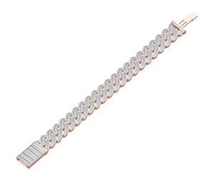 Pulsera de tenis de plata de ley premium con diamantes brillantes, pulsera clásica de eslabones de cadena, plata unisex para uso diario - Product Image 6