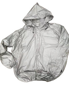 Combinaison de sauna noire à capuche pour homme, manches longues, taille élastique, en fibre de polyéthylène, pour toutes les saisons, vêtements de fitness - Product Image 5