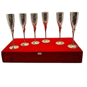 แก้วทองเหลืองแท้หนาพิเศษ ถ้วยทองเหลืองแท้คุณภาพสูง แก้วไวน์พรีเมียม แก้วน้ำทรงสูงสำหรับดื่มน้ำ ถ้วยรอยัลชาลิส - Product Image 4