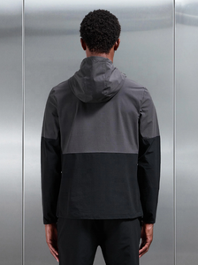Ensemble survêtement coupe-vent color block, veste et pantalon imperméables, séchage rapide, vêtements de sport d'extérieur en nylon pour homme - Product Image 6