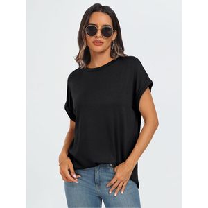 2025 2025, camisetas de manga corta de gran tamaño informales de negocios a la moda para mujer, camisetas transpirables de verano para trajes de primavera - Product Image 2