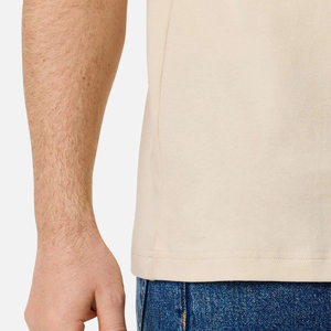 T-shirt surdimensionné en coton tricoté 100% pour hommes, style hip-hop, haute qualité, manches courtes, écologique, respirant - Product Image 4
