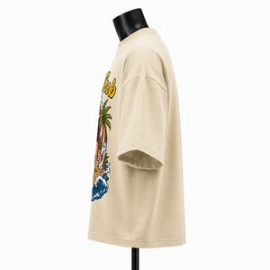 Camiseta Oversize de Algodón 100% de Alta Calidad, Estilo Urbano, con Hombros Caídos y Estampado Gráfico, Personalizada - Product Image 2