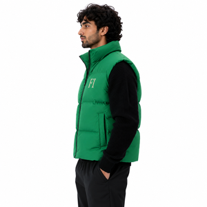 Erkek Kışlık Kolsuz Şişme Montlar, Dik Yaka ve Cepli, <span class=keywords><strong>S</strong></span>ıcak Rüzgar Geçirmez Mont, Toptan OEM ABD - Product Image 4