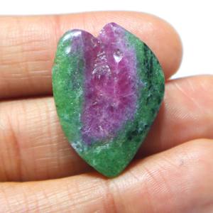 Cabujón de Zoisita Rubí Natural Tallado, Gema de Rubí Tallada a Mano, Piedra Suelta Lisa, Proveedor Mayorista para Joyería - Product Image 3