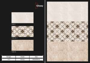 กระเบื้องพอร์ซเลนเคลือบเงาหรูหรา ขนาด 300x600 มม. (30x60 นิ้ว) วัสดุปูพื้นสไตล์ร่วมสมัย สำหรับตกแต่งบ้านและอาคารพาณิชย์อย่างมีระดับ - Product Image 3