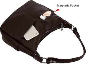 Bolso Tote de Cuero Vacuno Genuino Personalizado OEM, Bolso de Mano al por Mayor, Elegante y Moderno, Bolso de Hombro para Mujer - Product Image 3