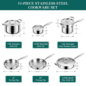 Stainless Steel Stock <b>Pot</b> Food Grade Heavy Duty Rust Proof <b>Large</b> Capacity Kitchen Export Supplier OEM - Product Image 6