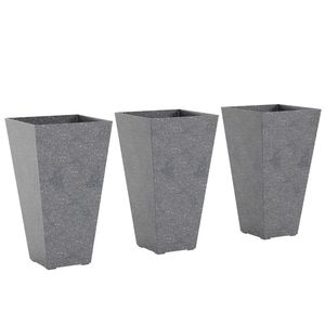 Maceta y jardinera de plástico gris de alta calidad para la decoración de tu jardín y hogar - Product Image 5