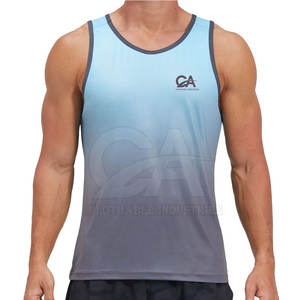 Camiseta sin mangas de marca privada para hombre, camisetas sin mangas al por mayor, camiseta sin mangas lisa para hombre, logotipo personalizado, camiseta sin mangas OEM para hombre al por mayor - Product Image 2