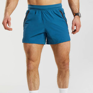 Pantalones Cortos Deportivos para Hombre, Casuales, Sólidos, de Secado Rápido, Cintura Alta, Cierre Elástico, para Correr, Gimnasio, Fitness, Entrenamiento Atlético, en Venta - Product Image 4