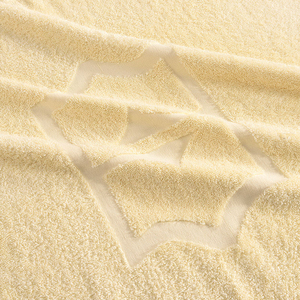 Serviette de plage de luxe à rayures personnalisées pour hôtel, qualité supérieure, taille personnalisée OEM - Product Image 2