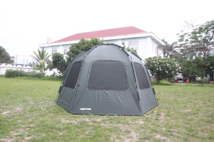 เต็นท์แคมป์ปิ้ง CAMPTOWN Sunset 380 รุ่น Construction Based Need ดีไซน์โดมสีเขียว สำหรับ 6-8 คน ผลิตจากโพลีเอสเตอร์ กันฝน ใช้กลางแจ้ง เหมาะสำหรับครอบครัว - Product Image 2