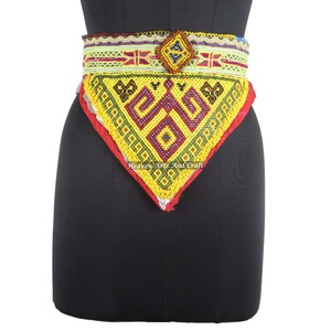 Vintage Belt Belly Dance Bead Afghani Traditional Waist Belt Kuchi Tribal BB066 <b>Old</b> Banjara Real Vintage Handmade Beaded Belts - Product Image 1